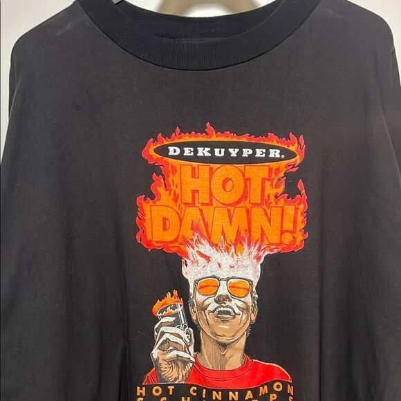 Black Graphic T-Shirt with Bold Print - Picture 2 of 9